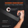 LAT Pulldown Attachment, Cable Machine Rowing V-bar Attachment, Tricep Pull Down Bar, Back Strength Training Rubber Coated Handle Grip